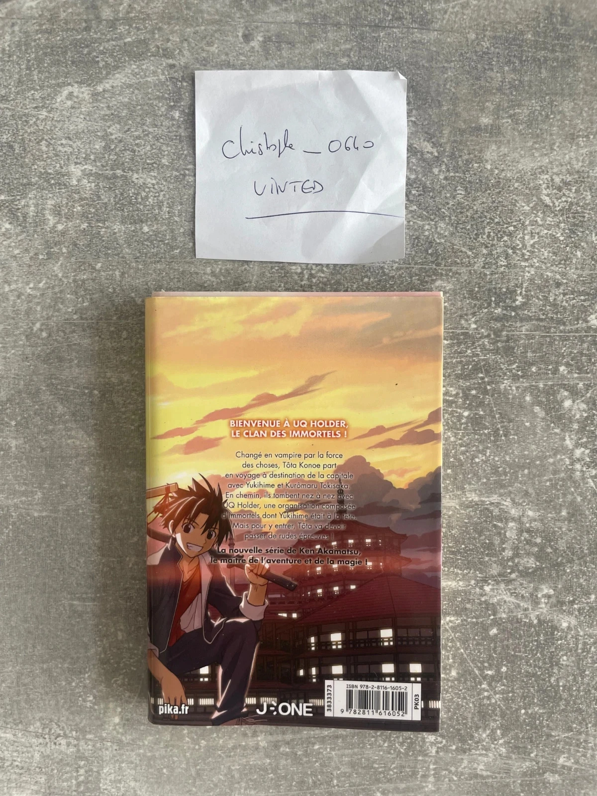Manga UQholder! / UQ Holder! volume 2 in French version. – photo 2